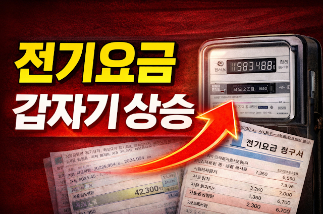 전기요금 갑자기 오른 집 특징, 대부분 이 패턴에서 시작됩니다