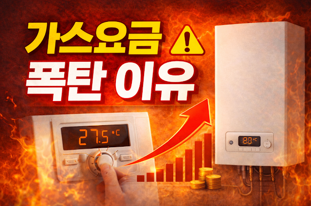 가스요금 폭탄 나오는 집 구조, 대부분 이 패턴에서 시작됩니다